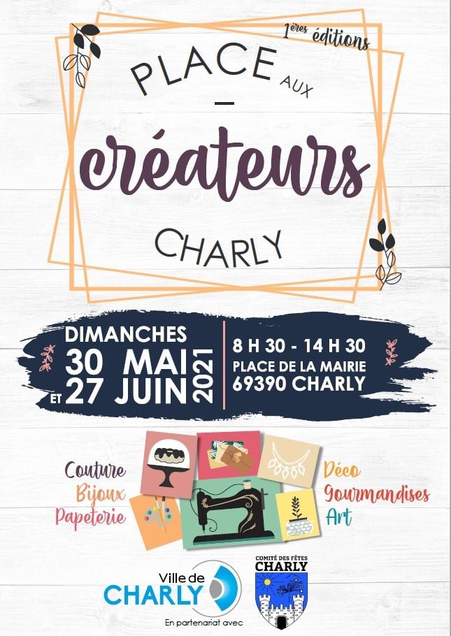 Marché de créateurs à Charly