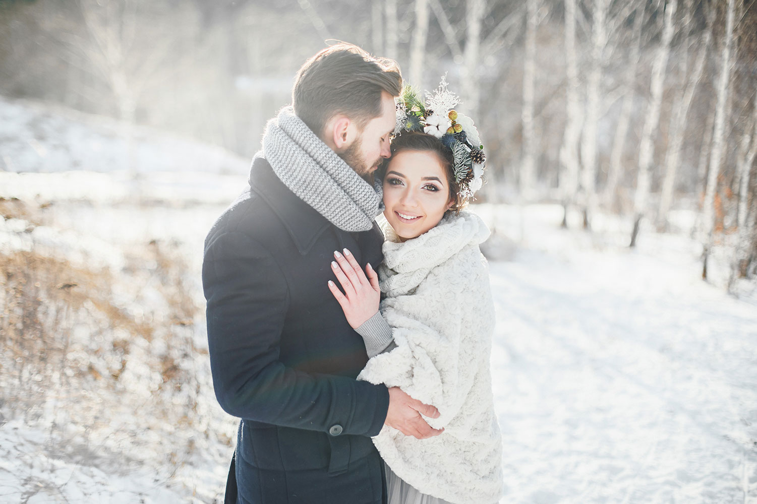 mariage en hiver