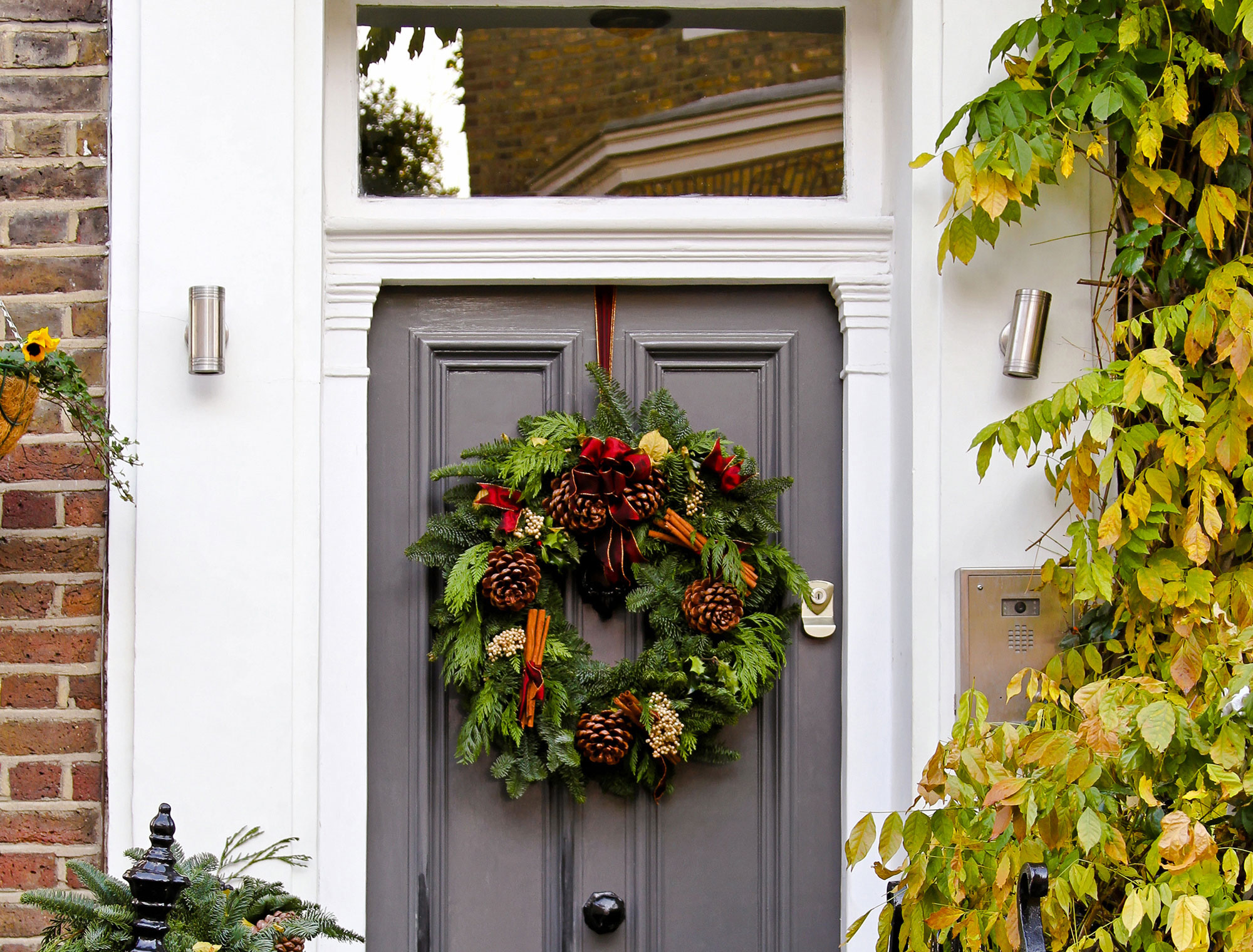 inspiration couronnes de porte de Noël