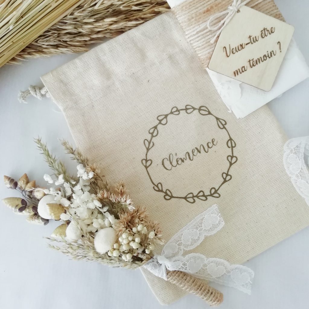 Kit témoin mariage rustique