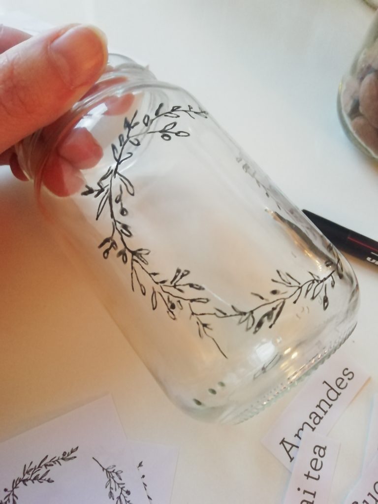 Décoration de bocal en verre vrac