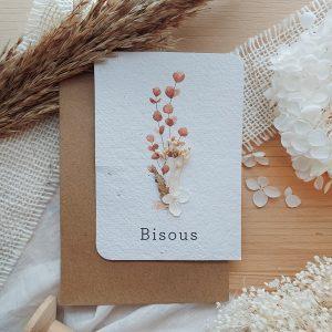 carte illustrée fleurie mon bouquet bohème