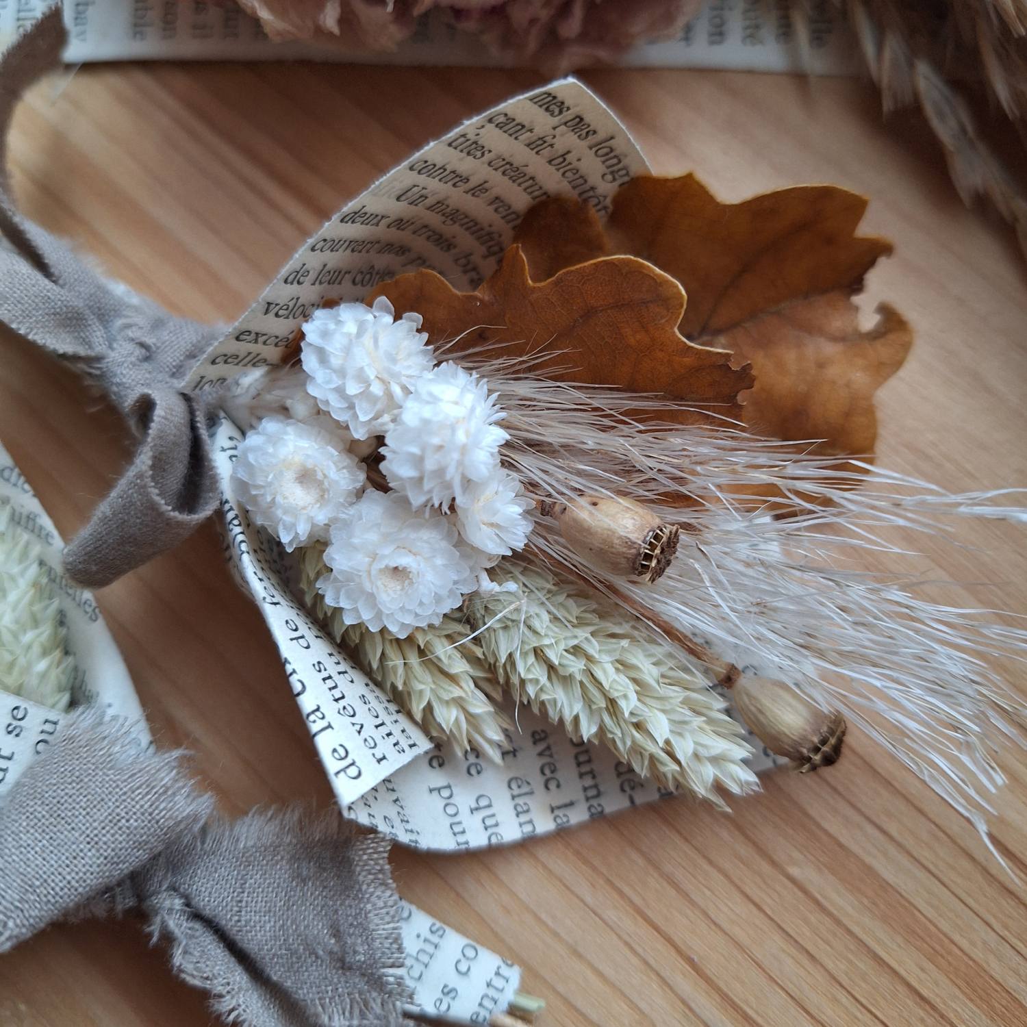 mini bouquet "lecture d'automne" mini bouquet "lecture d'automne"
